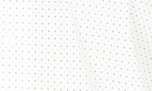 Scotch & Soda Dot Print Modern Fit Dress Shirt In White/green