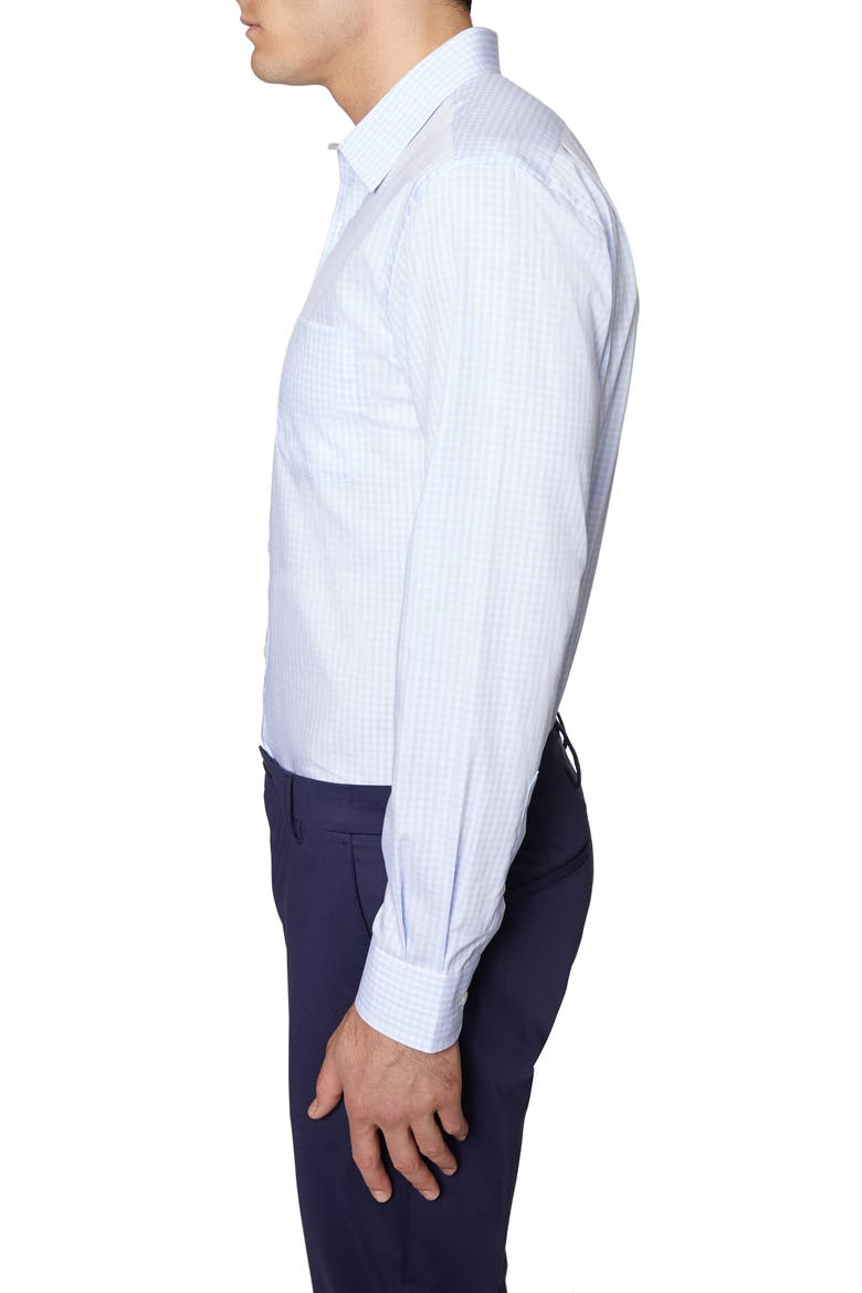 Gingham Shirt, Alternate, color, LIGHT BLUE