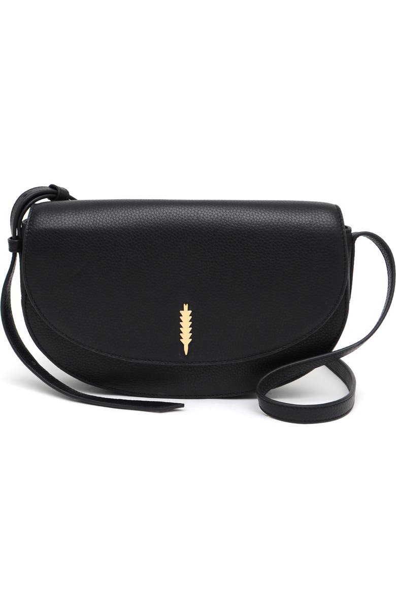 Thacker Taylor Pebbled Leather Crossbody Bag, Main, color,