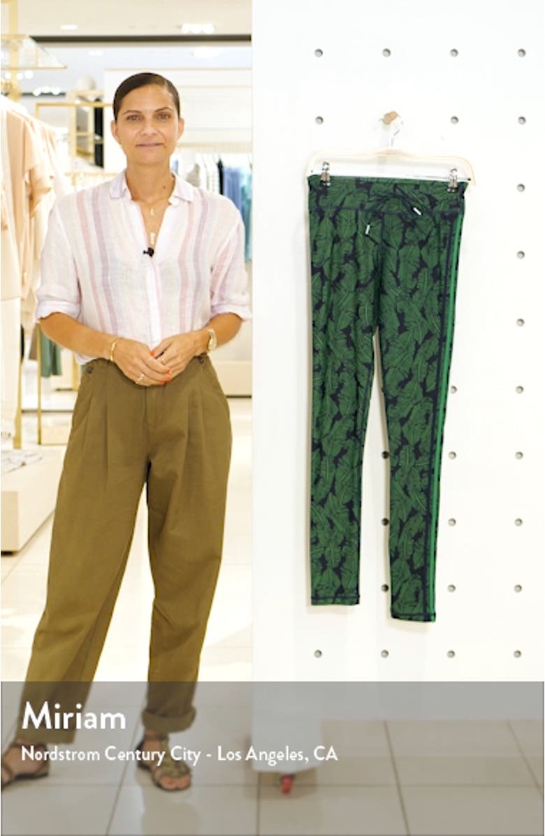 Palm Leaf Yoga Pants, sales video thumbnail