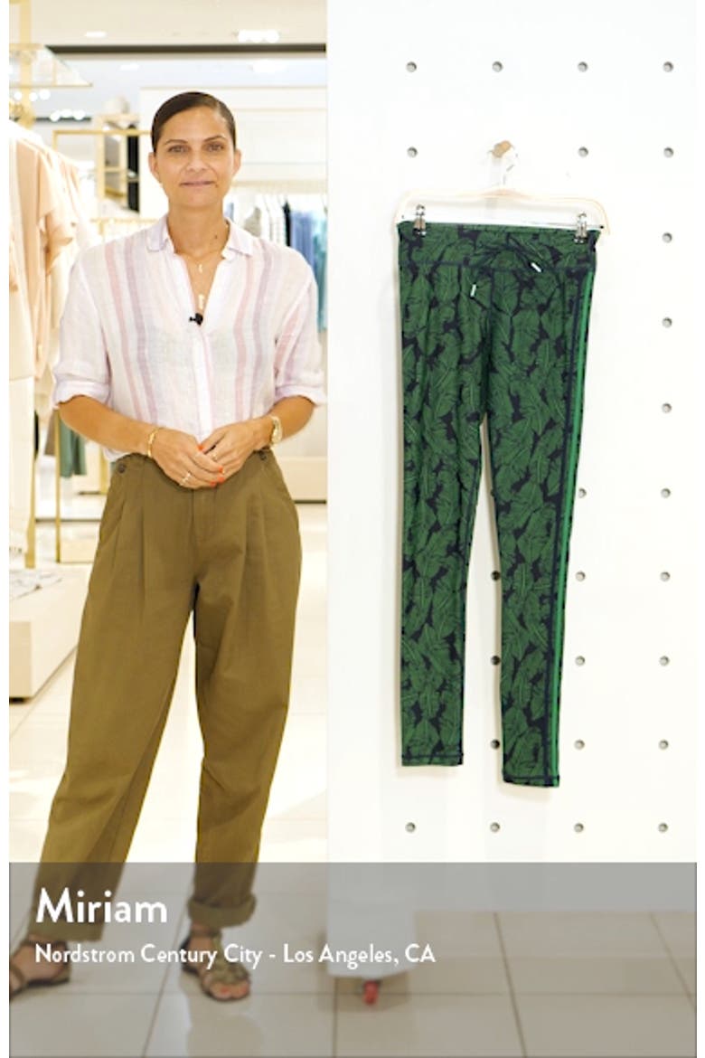 Palm Leaf Yoga Pants video