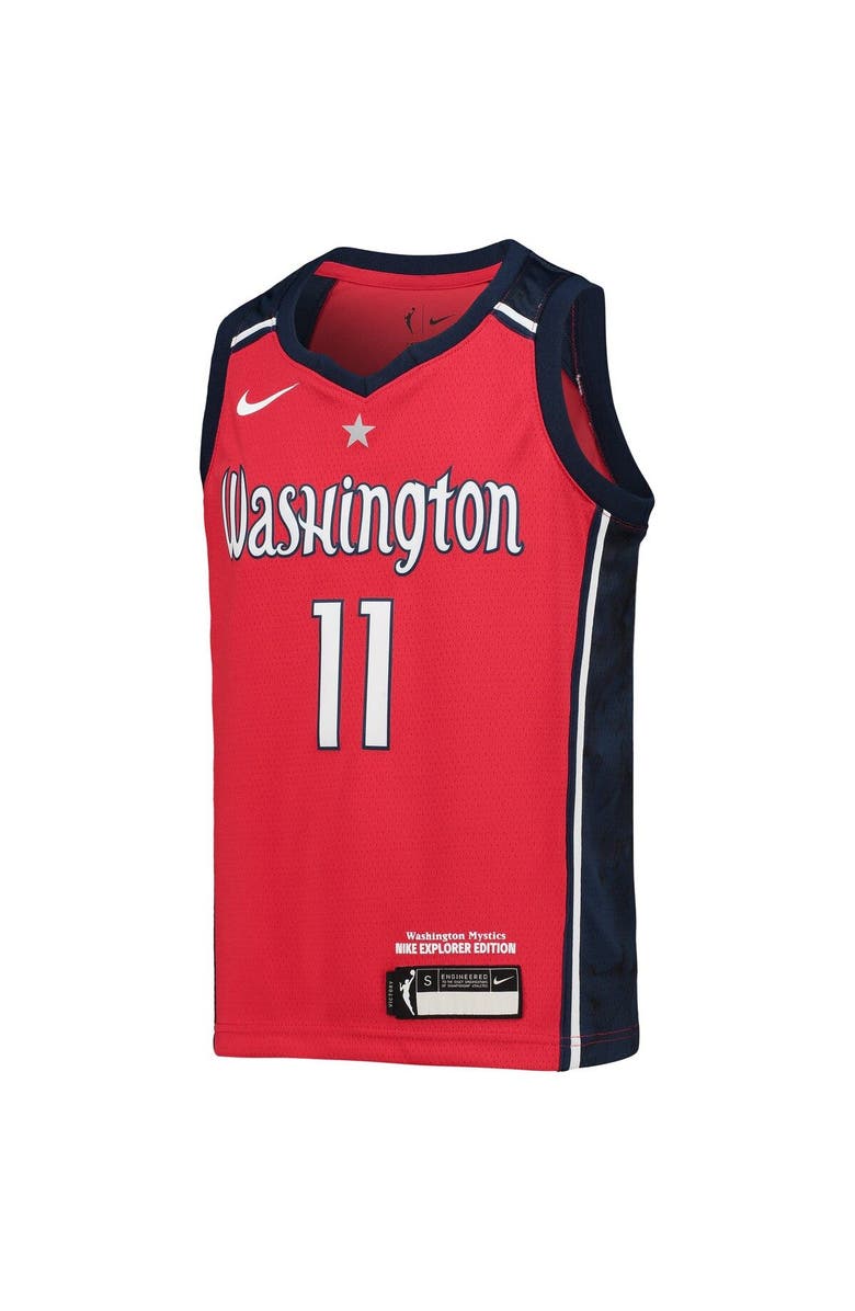 Nike Youth Nike Elena Delle Donne Red Washington Mystics 2021 Explorer Edition Victory Player Jersey, Alternate, color, 