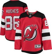 Outerstuff Youth Jack Hughes Red New Jersey Devils Home Premier Player Jersey