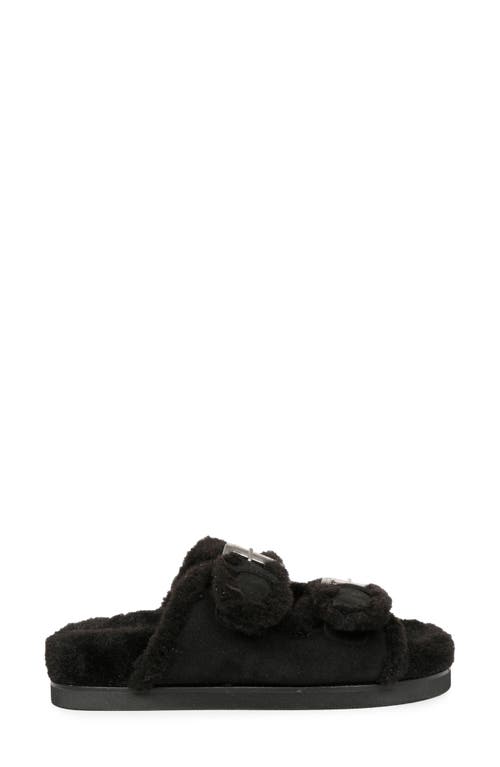 Saint G Oleander Faux Fur Slide Sandal