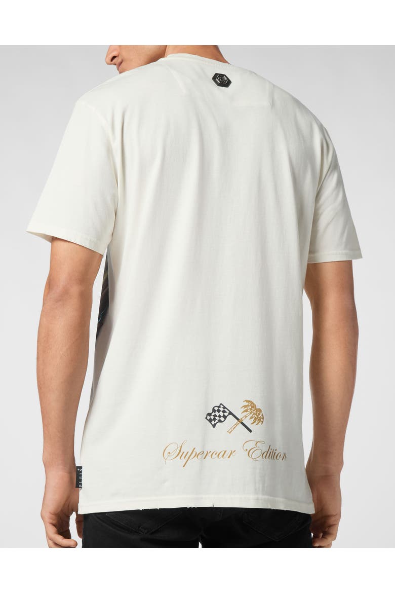 Jersey T-Shirt Round Neck Ss Racing Club Men, Alternate, color, OffWhite