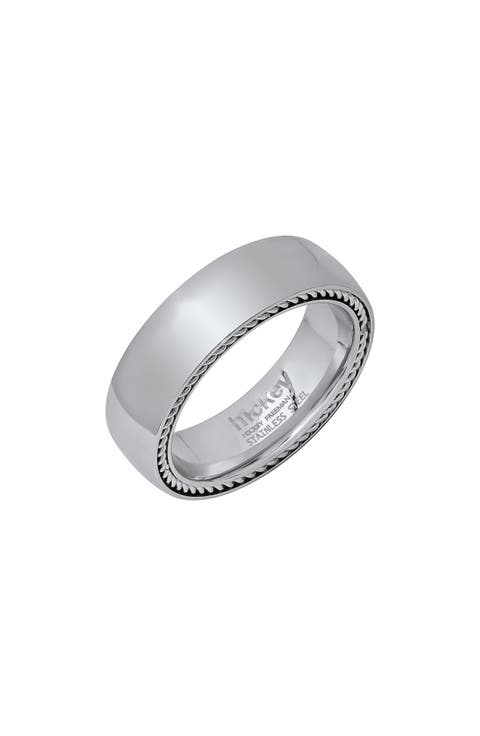 Stainless Steel Band Ring