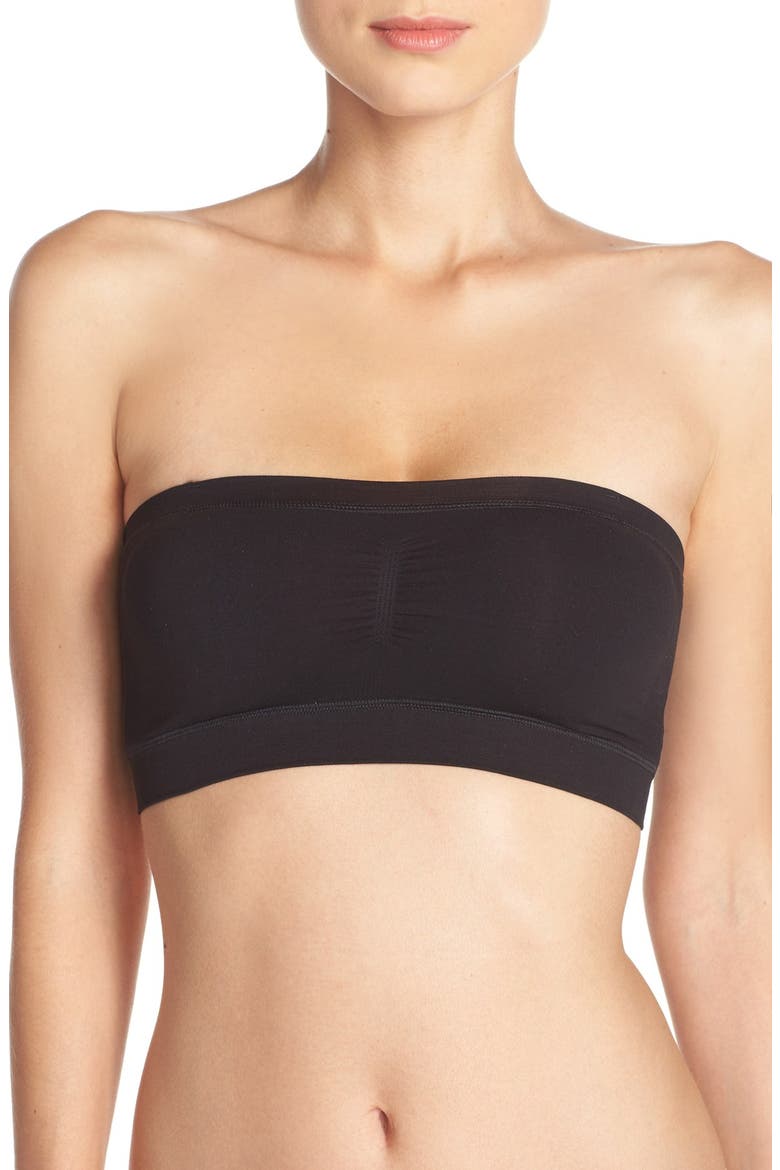Seamless Bandeau, Main, color, BLACK