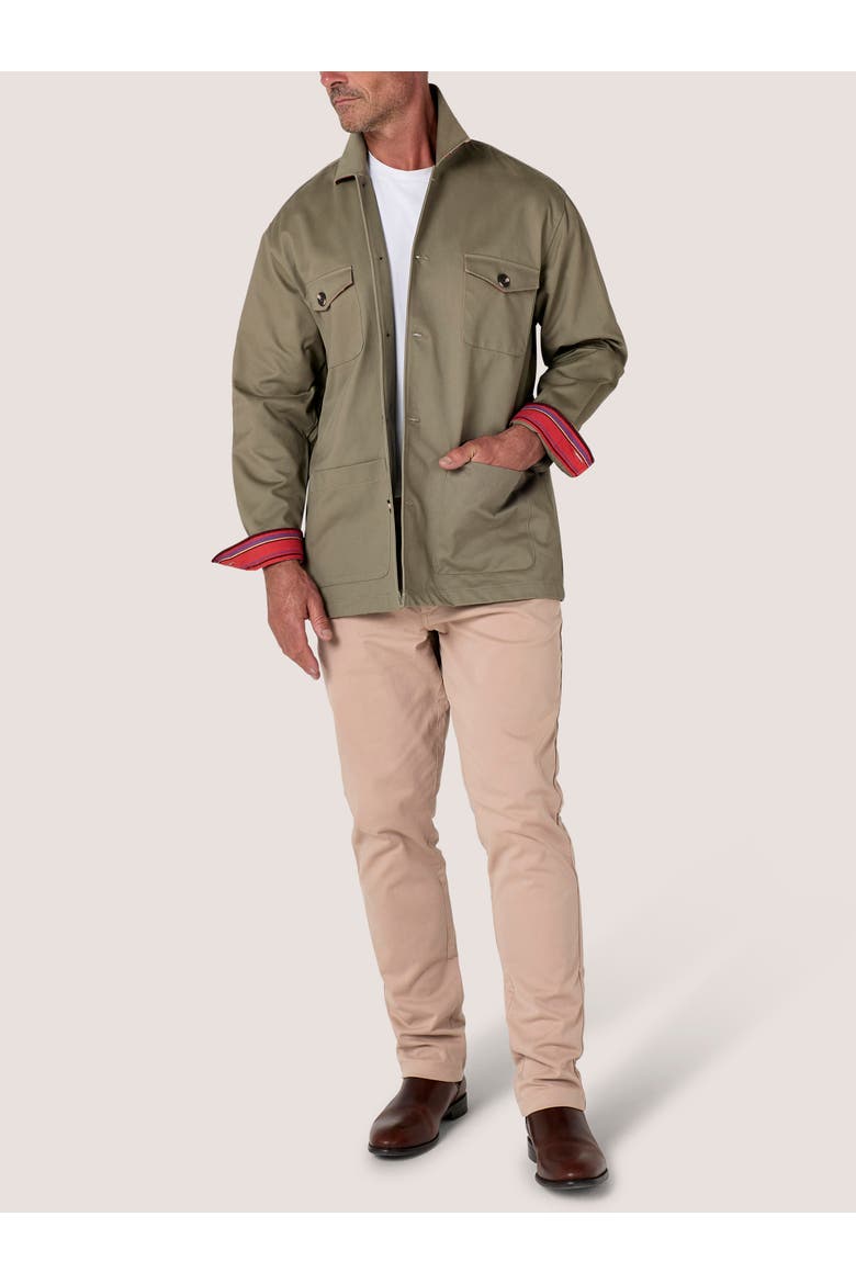 Cotton Safari Jacket, Alternate, color, Olive