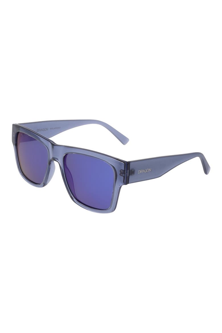 56mm Square Sunglasses, Alternate, color, DUSK / MATTE DUSK