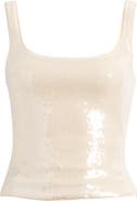 Reformation Carla Sequin Knit Tank