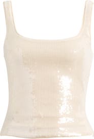 Reformation Carla Sequin Knit Tank