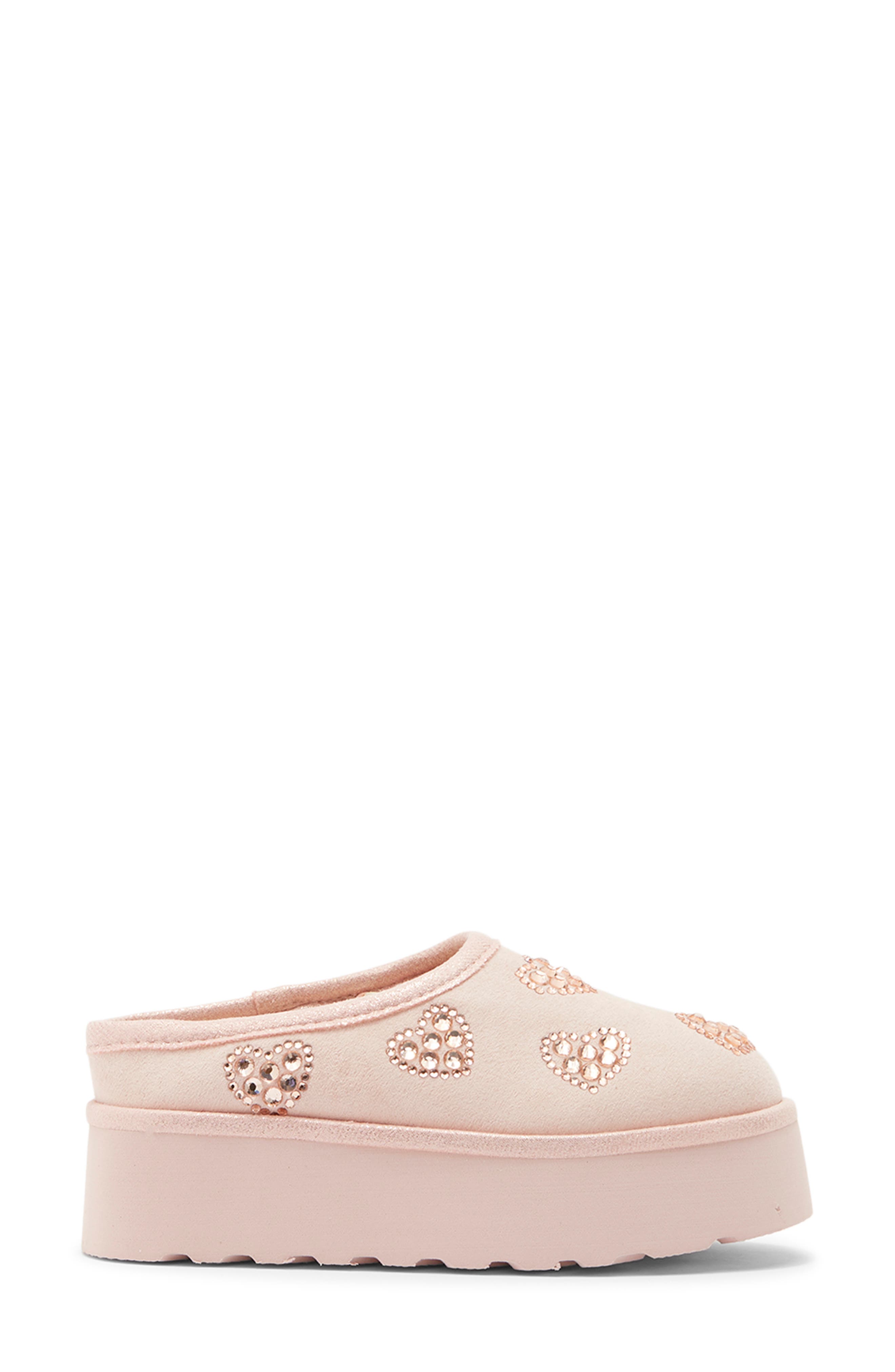Kids' Ellaine Heart Platform Slipper, Alternate, color, PINK LIGHT