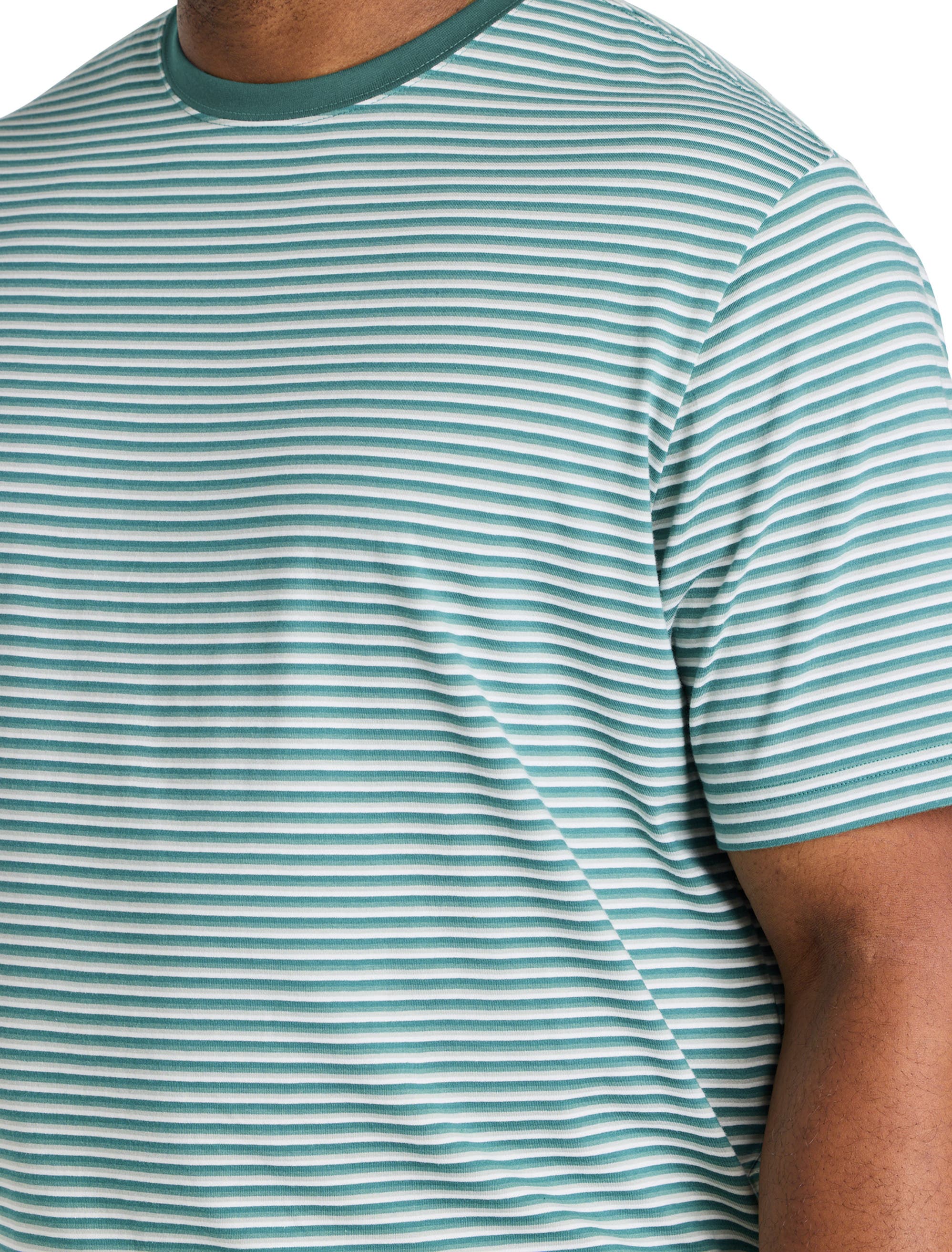 Big & Tall Moisture-Wicking Multi-Striped T-Shirt - image 2