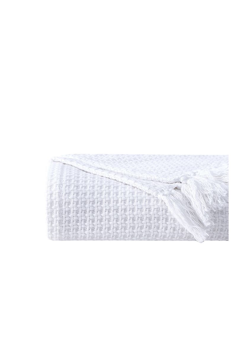 Ashmore Cotton Luxury Blanket, Alternate, color, WHITE