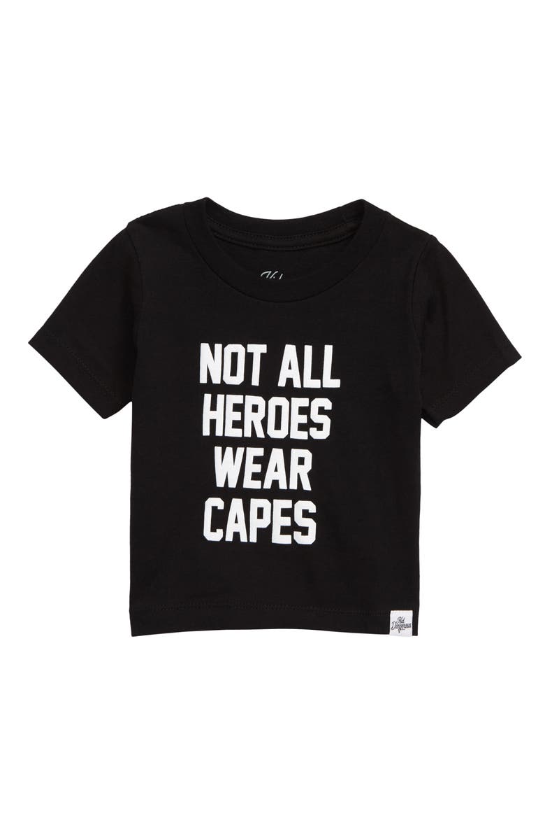 Kid Dangerous Not All Heroes Graphic T-Shirt, Main, color, 