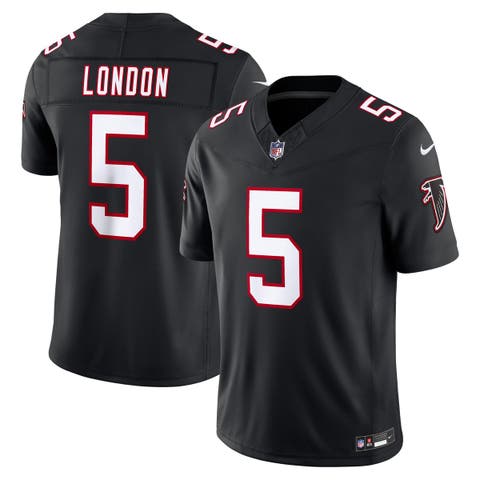 Men's Nike Drake London Black Atlanta Falcons Alternate Throwback Vapor F.U.S.E. Stitched Limited Jersey