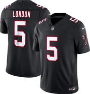 Nike Men's Nike Drake London Black Atlanta Falcons Alternate Throwback Vapor F.U.S.E. Stitched Limited Jersey