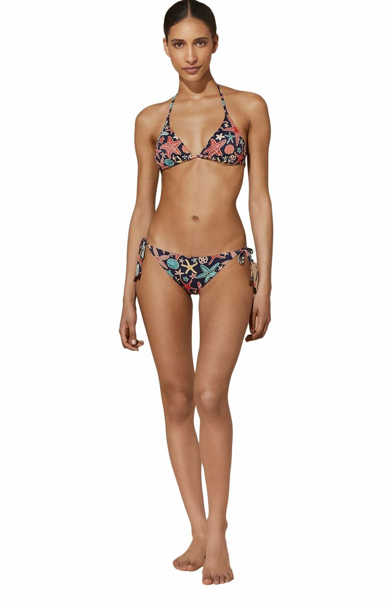 Vilebrequin Women's Holistarfish Triangle Bikini Top, Main, color, 