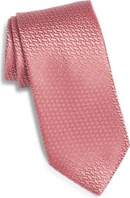 Canali Geometric Silk Tie