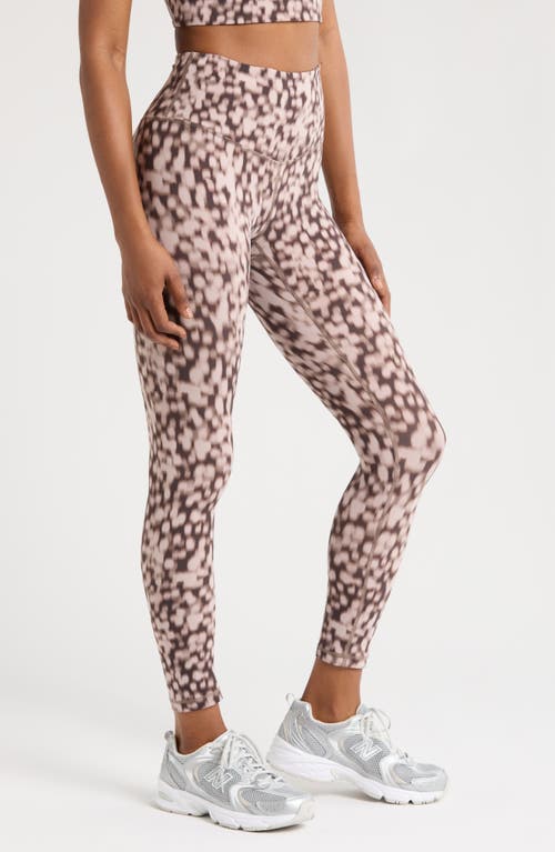Zella Studio Luxe Print High Waist Pocket 7/8 Leggings