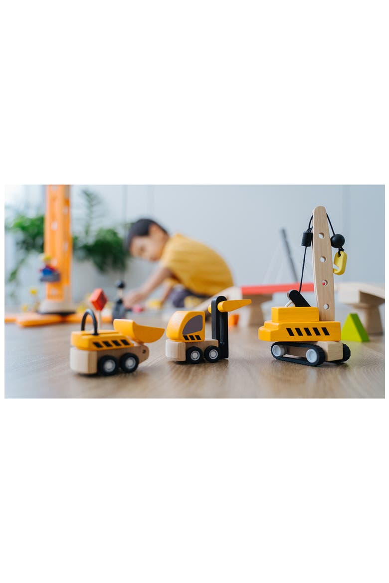 Construction Vehicles Playset, Alternate, color, YELLOW