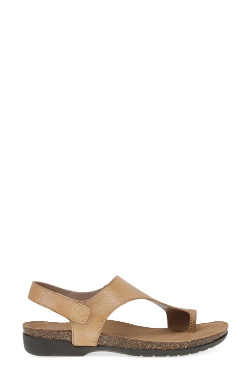 Dansko Reece Sandal In Honey Distressed