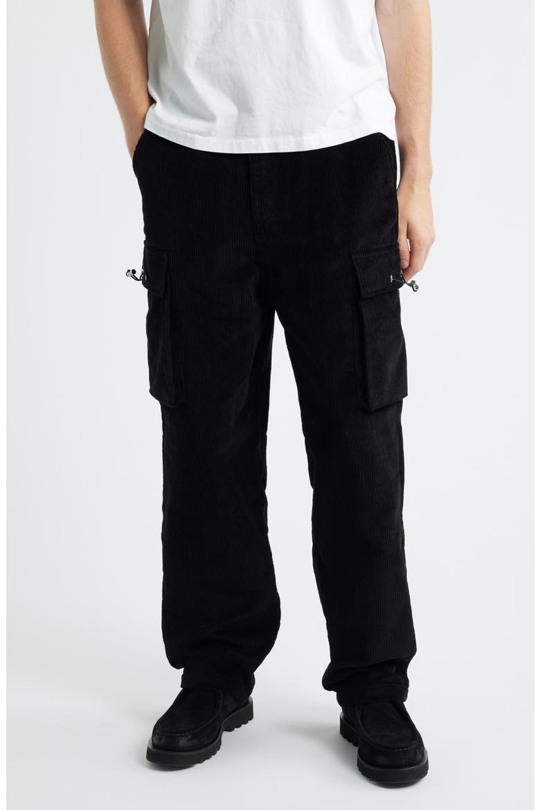 Laurel Corduroy Pants, Main, color, BLACK