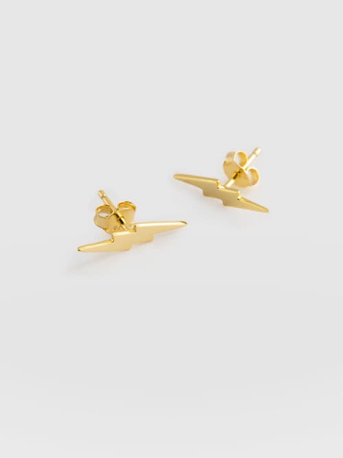 Saint + Sofia Lightning Earrings In Gold