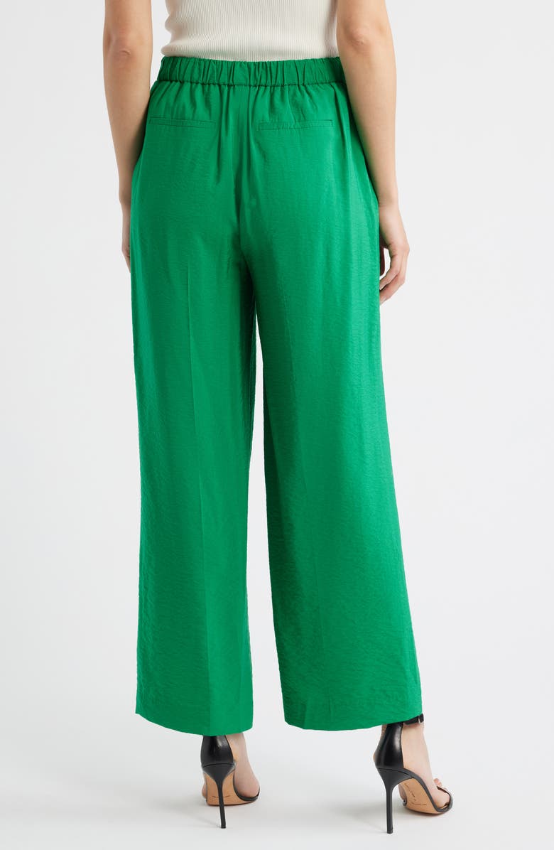 Anne Klein Pleated Pull-On Wide Leg Pants, Alternate, color, 