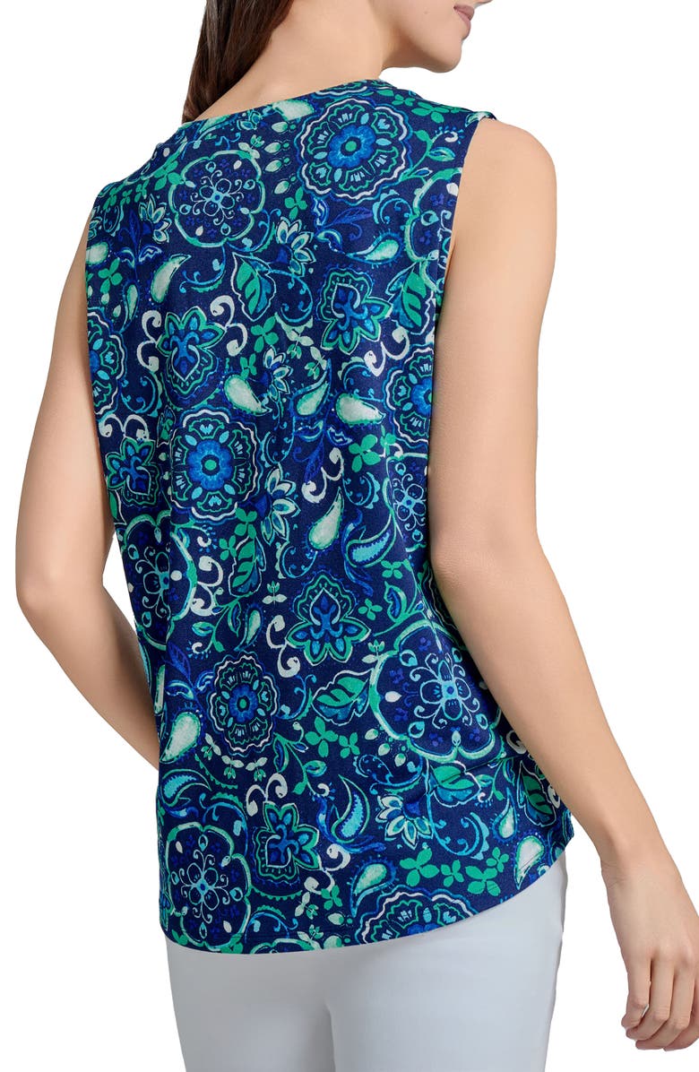 Jones New York Floral Sleeveless Shell, Alternate, color, 
