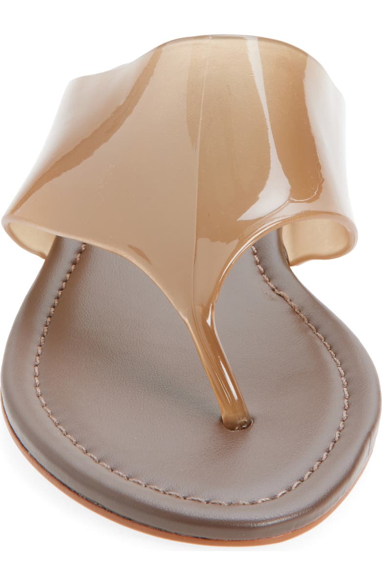 FARM Rio Jelly Flat Flip Flop, Alternate, color, Walnut