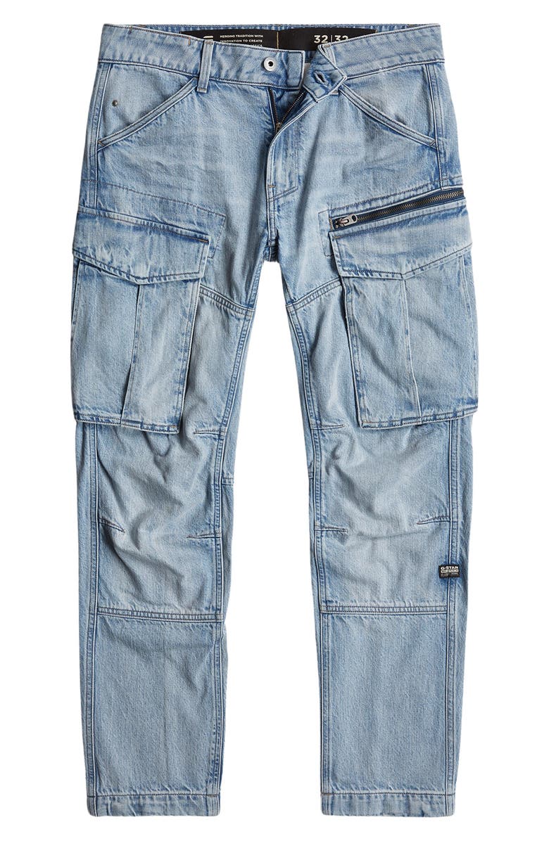 G-STAR Rovic Zip 3D Tapered Fit Cargo Jeans, Alternate, color, 
