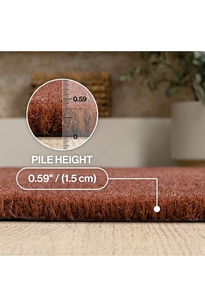 Peater Classic Casual Commercial Natural Coir Indoor/Outdoor Mat, Alternate, color, Beige