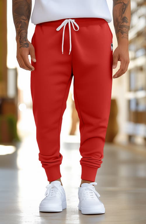 Dalix Astronaut Jogger Sweatpant In Red