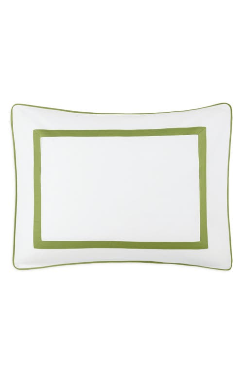 Matouk Louise Piqué Boudoir Pillow Sham In Green