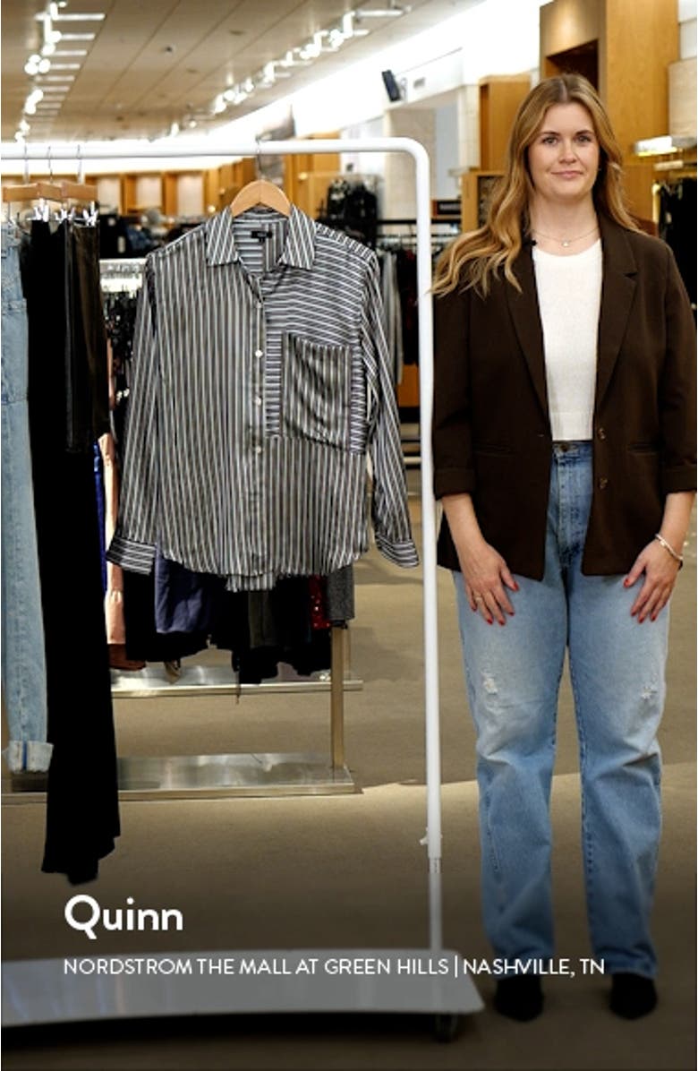 Spencer Stripe Silk Shirt, sales video thumbnail