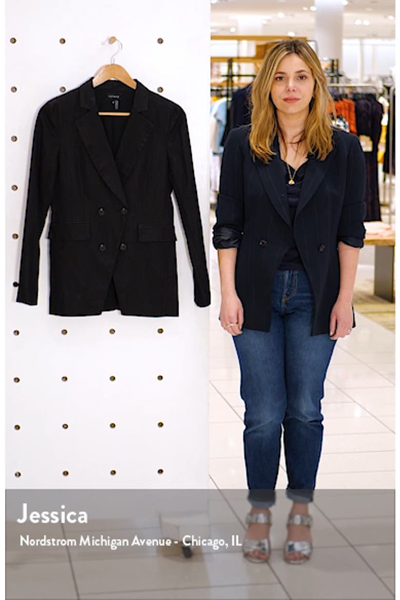 Double Breasted Linen Blazer video