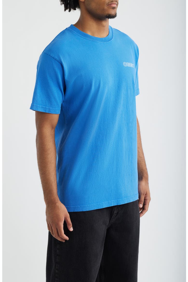 Ripple Graphic T-Shirt, Alternate, color, PIGMENT ELECTRIC INDIGO