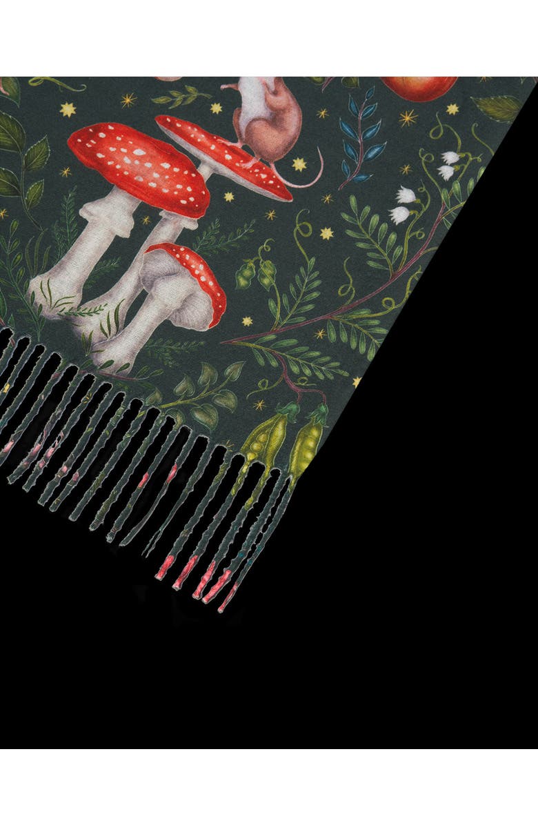 Fable England Catherine Rowe's Into The Woods Scarf, Alternate, color, Green