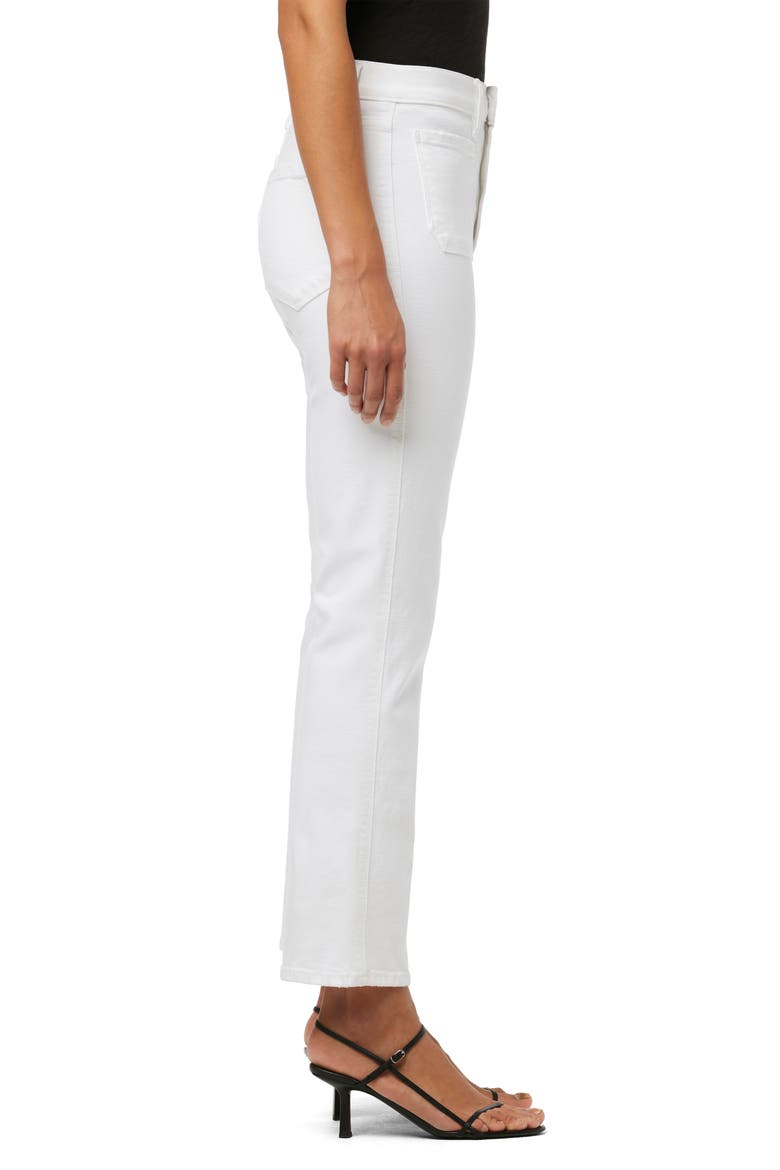 High Rise Crop Bootcut Jeans, Alternate, color, WHITE