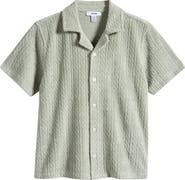 Reiss Kids' Shore Short Sleeve Button-Up Shirt