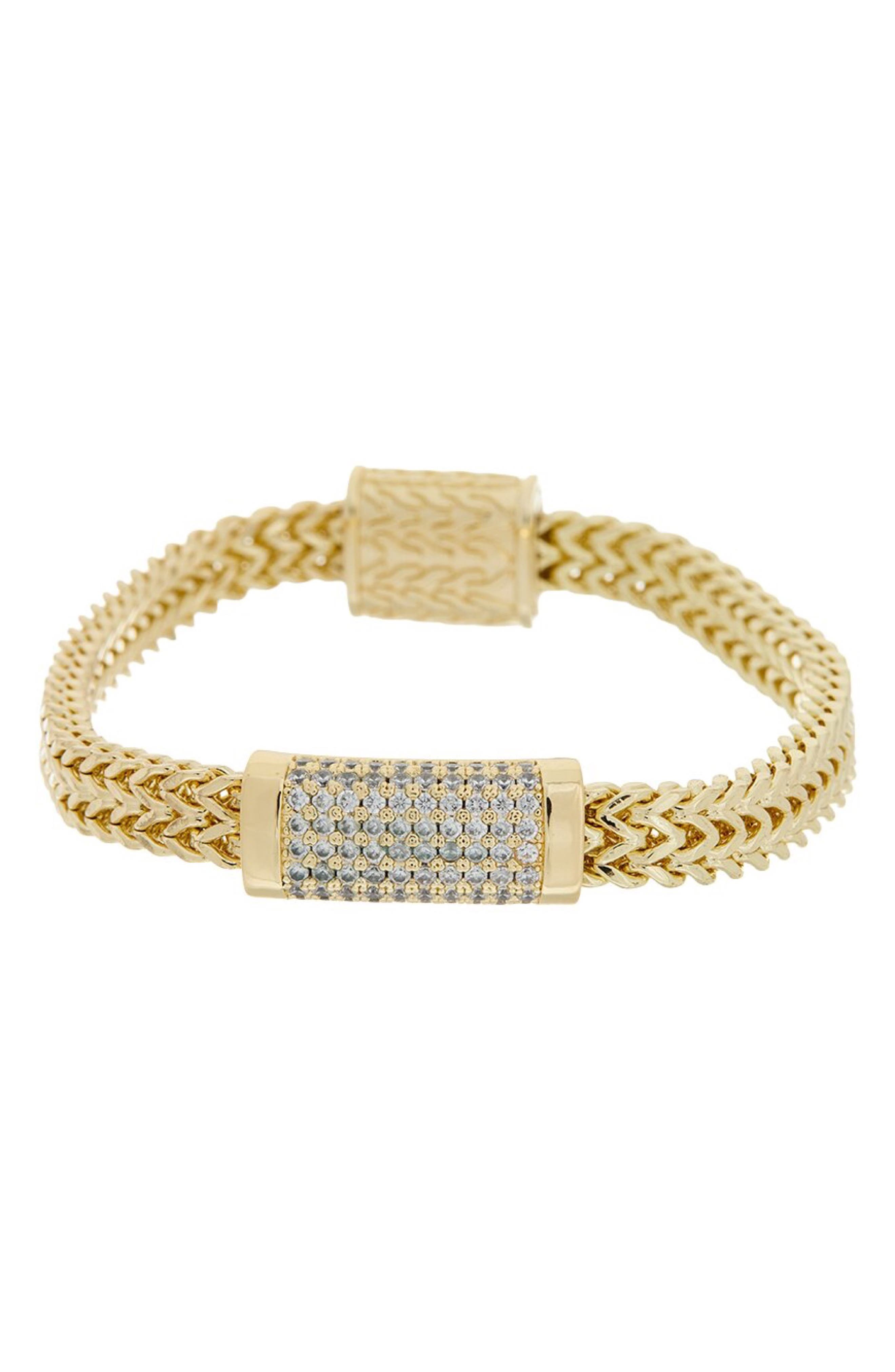 Cubic Zirconia Chain Bracelet