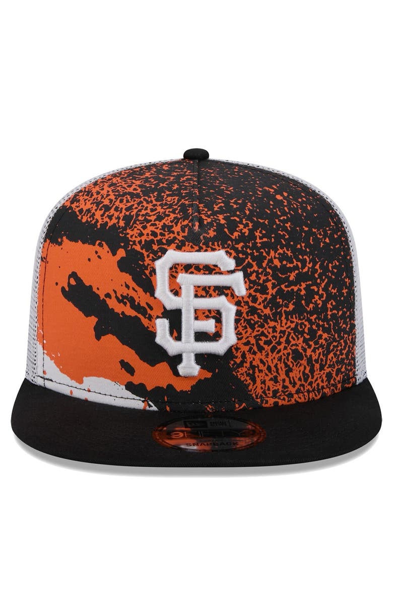 New Era Men's New Era Black San Francisco Giants Court Sport 9FIFTY Snapback Hat, Alternate, color, Black