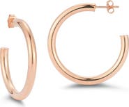 GLAZE JEWELRY Plated Hoop Earrings