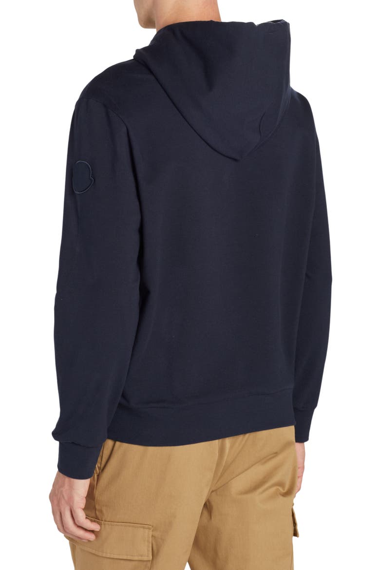 Embroidered Logo Hoodie, Alternate, color, NAVY