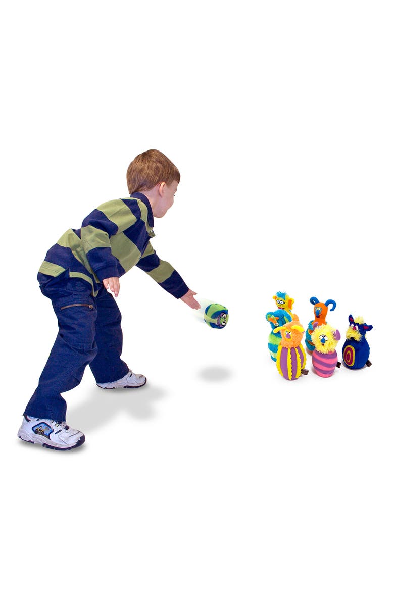Melissa & Doug 7-Piece Plush Monster Bowling Set, Alternate, color, 