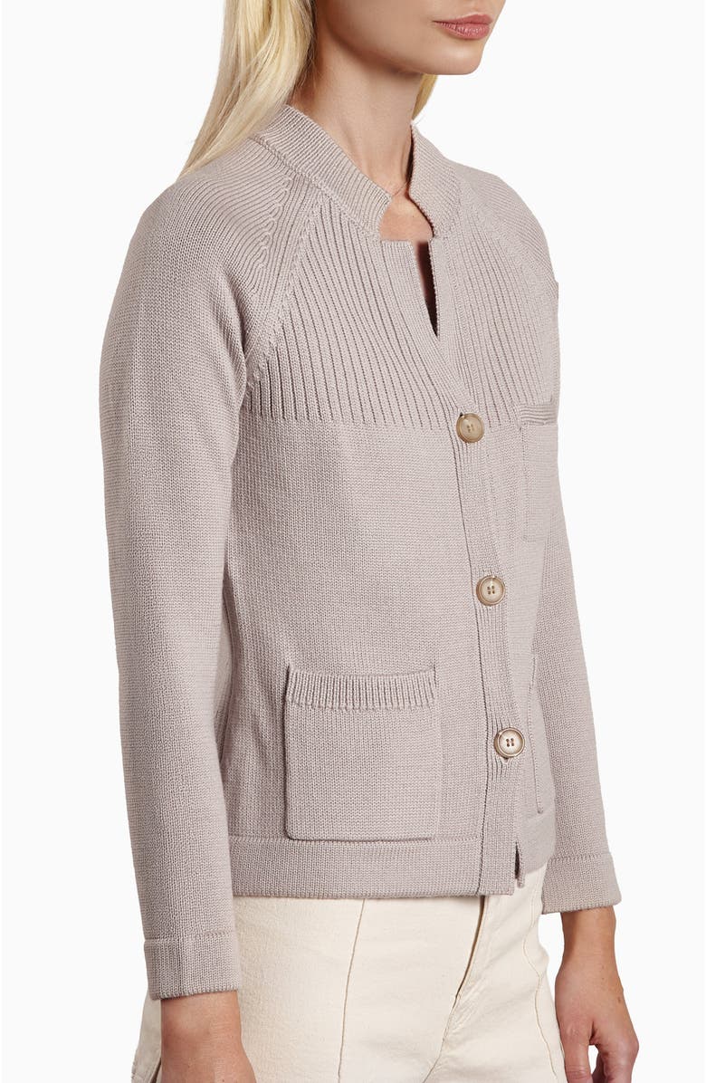 oyun Shrunken Jacket, Alternate, color, Dove Grey