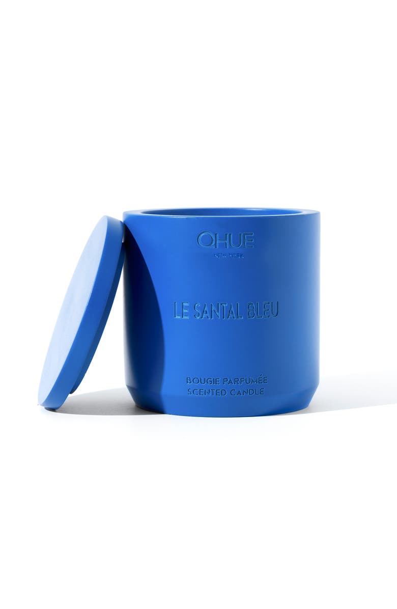 Qhue Le Santal Bleu Candle, Alternate, color,