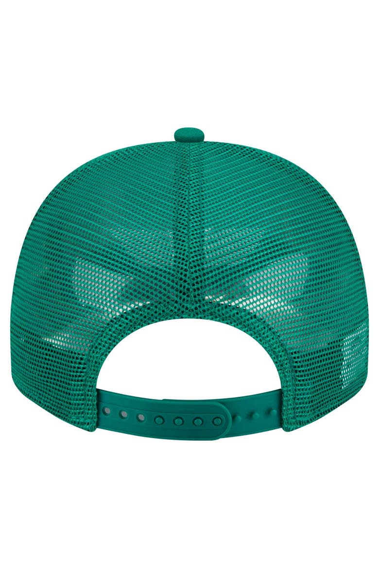 Men's New Era Kelly Green Boston Celtics Vintage Team Rope A-Frame 9FIFTY Snapback Hat, Alternate, color, Kelly Green