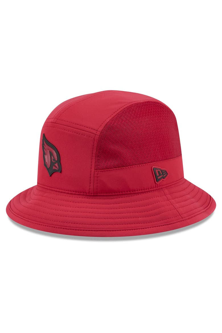 Men's New Era Cardinal Arizona Cardinals 2026 Sideline Bucket Hat, Main, color, Cardinal